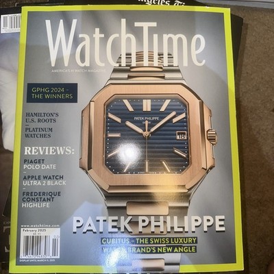 Watch Time Magazine NEW, unread February 2025 Patek Philippe
