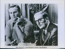 1979 Miami Don Shula Joe Robbie Dolphins Photo 6X8