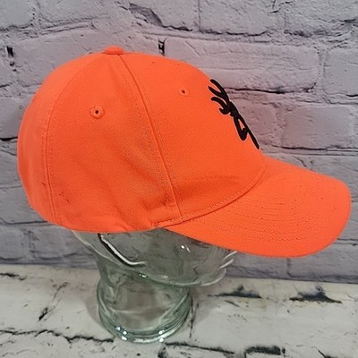 Hunter Blaze Orange Buck On A Hat