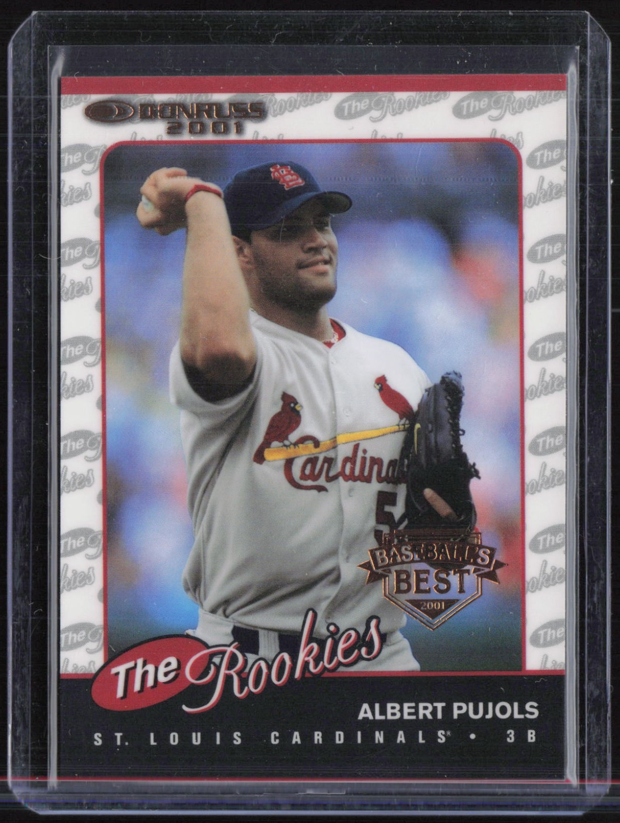 2001 Donruss The Rookies Baseball's Best #R97 Albert Pujols RC Rookie