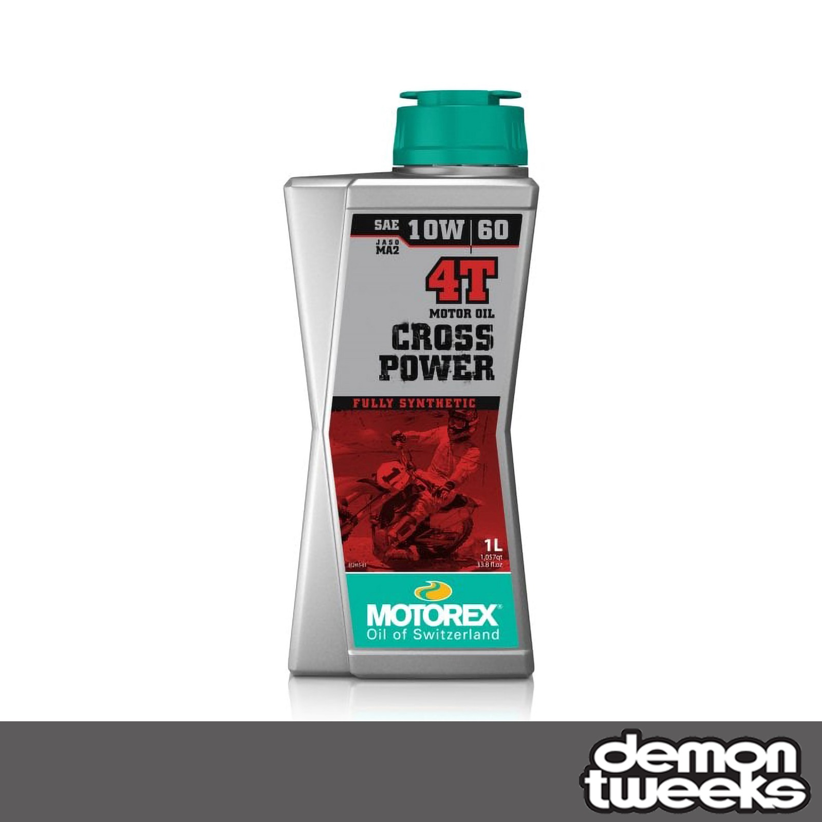 1 x Motorex Cross Power 4T Fully Synthetic 10W60 Motorcycle Engine Oil - 1 Litre