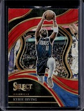2023-24 Panini Select Kyrie Irving Red Wave Prizm Courtside #221 Mavericks