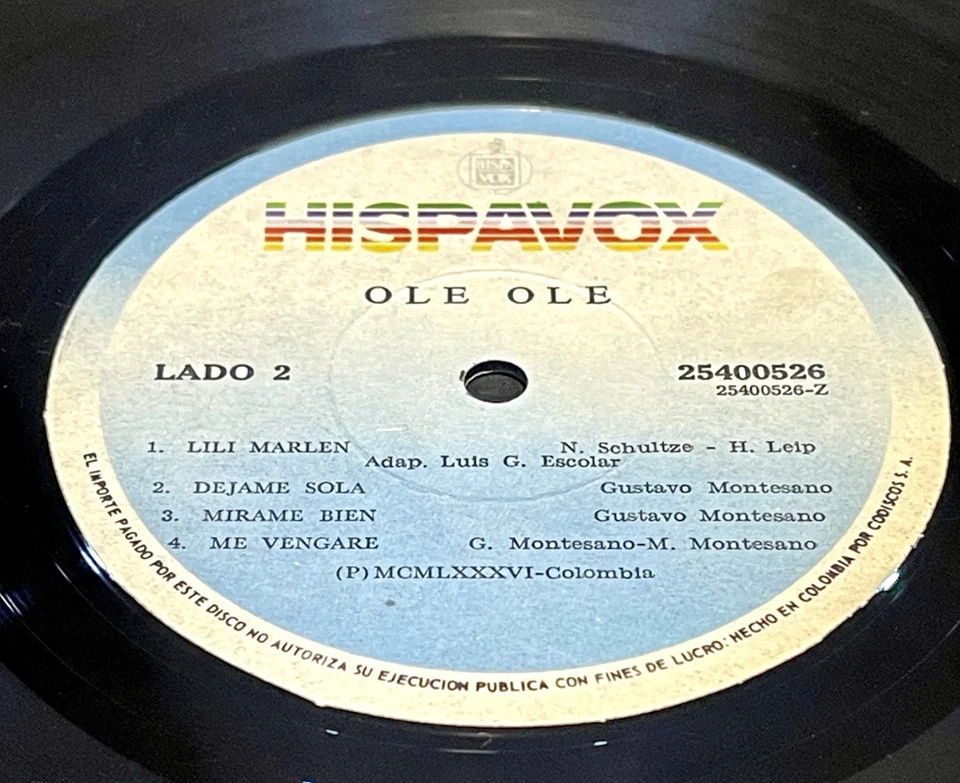 Ole Ole – Bailando Sin Salir De Casa - Codiscos 1986 Foto 3 de 4