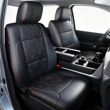 Leather Seat Covers Custom Fit for Tundra 2026 2025 2024 2023 2022 CrewMax SR...