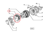 Gleichrichter Lichtmaschine Fiat Tempra - Uno - Lancia Delta Original 9941443