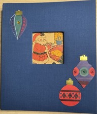 Premade Christmas Scrapbook 8.5X11 Handmade Pages December Winter Jesus Snow