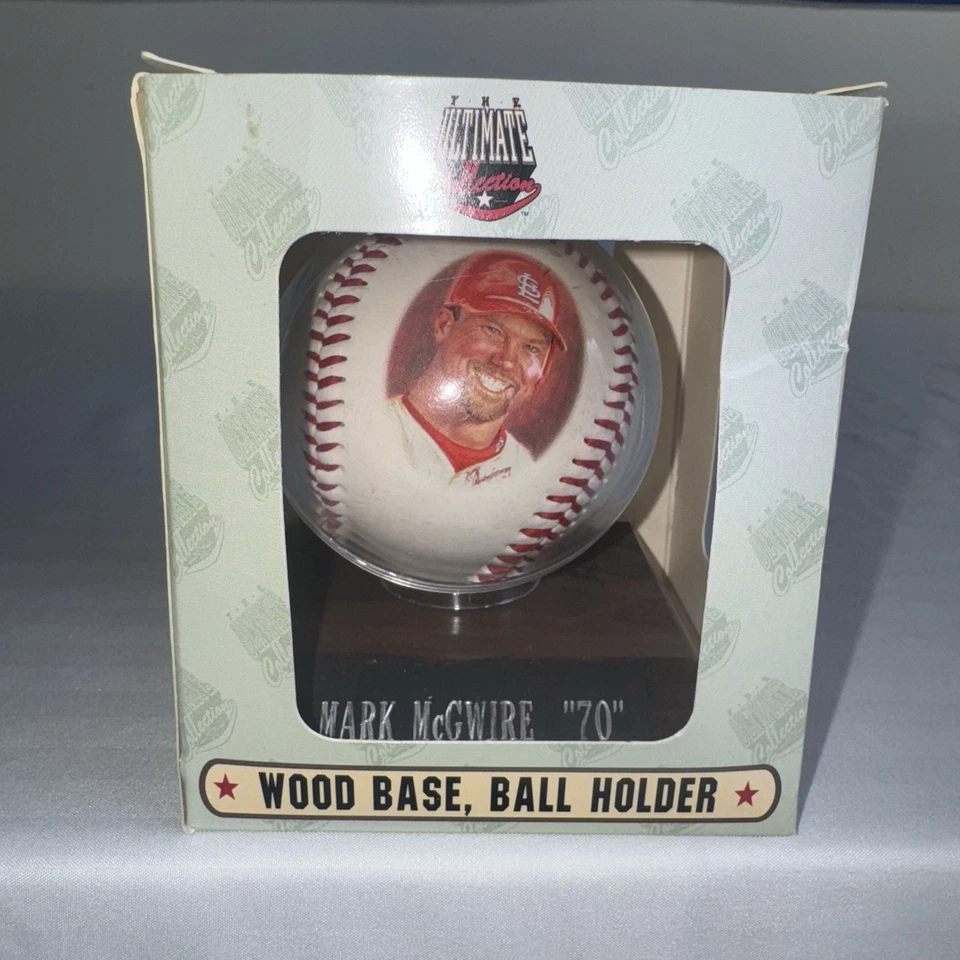 Lote Coleccionable Mark McGwire - Juego de 3 Piezas (Trigo, Béisbol, Adorno) Foto 4 de 4