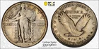 1920 D 25C Standing liberty quarter - PCGS VF Details/cleaned - Free Shipping