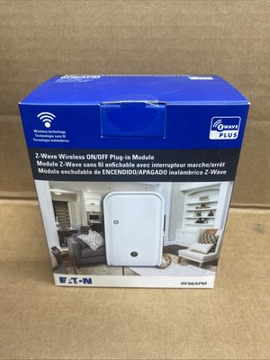 Eaton Z-wave Wireless On/OFF Plug In Module-RF96APM WHITE {N}