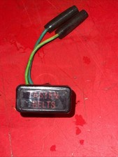 Triumph Mgb Jaguar Dashboard Seat Belt Warning Light Fasten Belts 13h7986