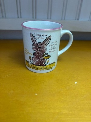 The Children s Art Collection Vintage Mug Made In Japan Vintage, Rare! BUNNY eas