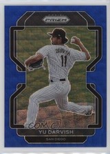 2022 Panini Prizm Tier II Blue Wave Prizm 30/60 Yu Darvish #180 1ok6