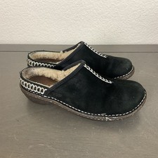 UGG Australia Women's Kohala 5177 Black Suede Slip On Clogs US Size 7