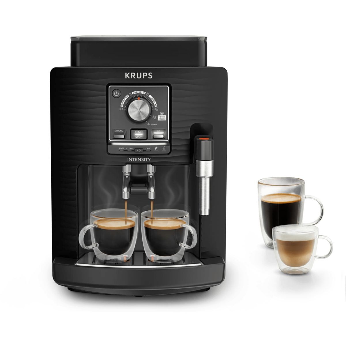 Expresso broyeur KRUPS Intensity EA5008E0 machine à café grain noire
