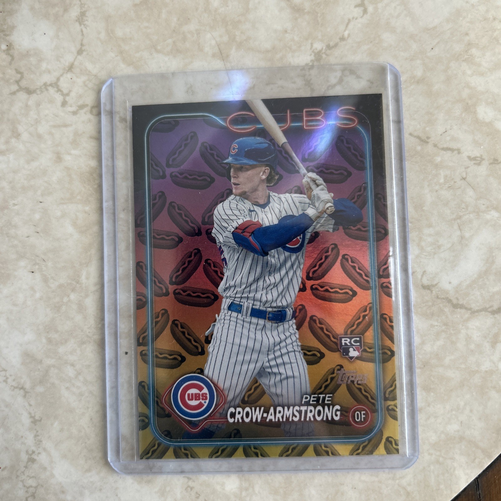 2024 Topps Series 2 Pete Crow-Armstrong #407 Hot Dogs RC Plus Bonus PCA Rookies