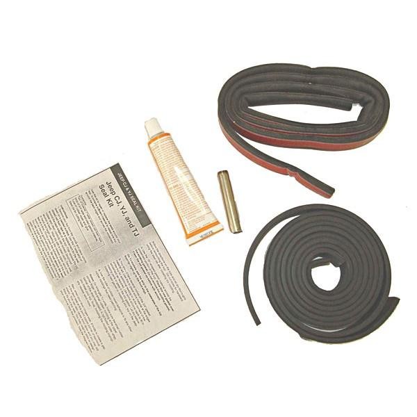 Kit joint d'étanchéité hard top pour Jeep CJ, Wrangler YJ et TJ de 1976 à 2006