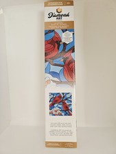 Brand New Diamond Art By Leisure Arts 57212 Cardinals - Finished Size 12"x12"