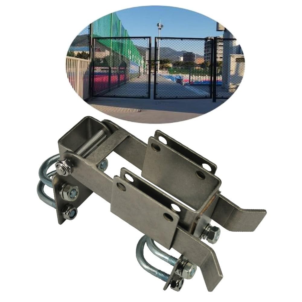 Chain Link Residential Strong Arm Double Gate Latch,Use This Double Gate Latc...