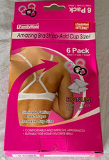 STRAP PERFECT 6-PACK CLIPS CONCEAL BRA STRAPS Add Cup Size