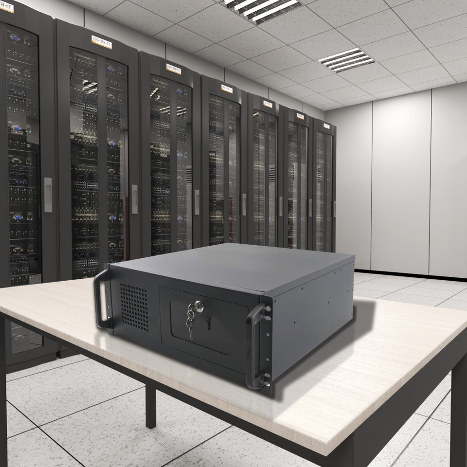 4U Server Case Rack Mount 4U Server Chassis Lockable Computer Cases for ...