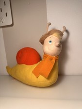 Magic Roundabout Brian Snail Soft Toy Collectable Rare 11 Inch Plush