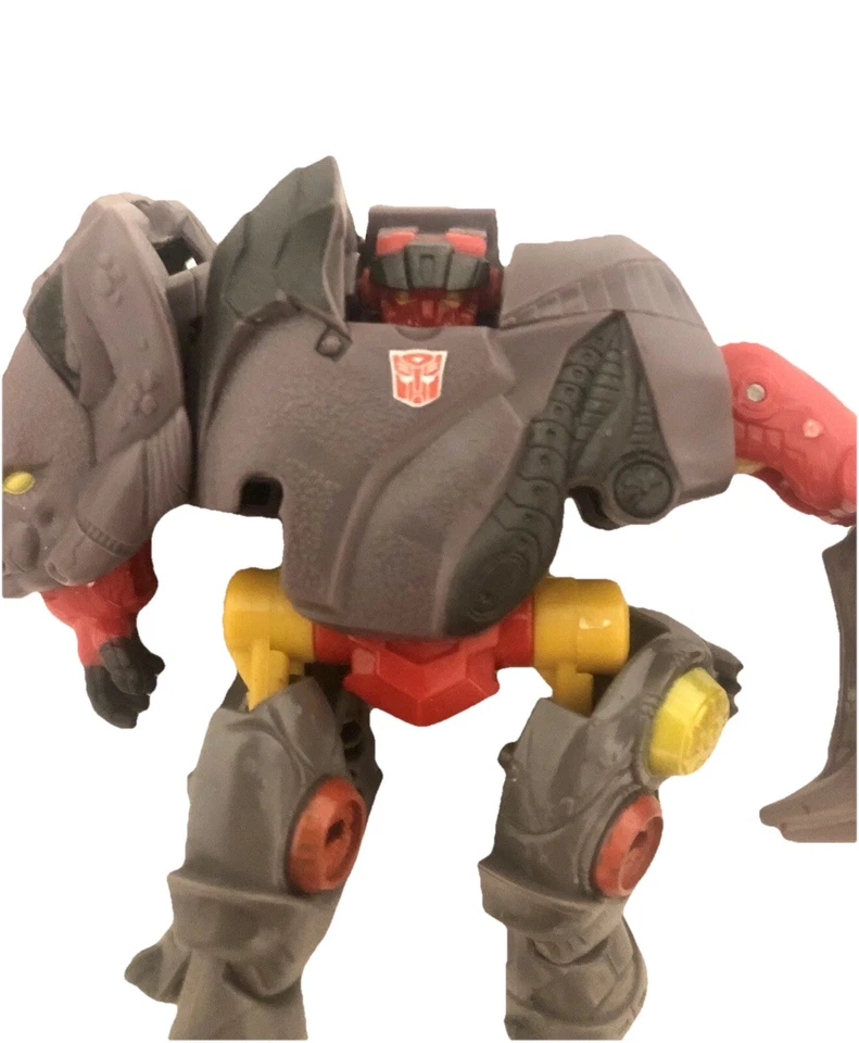 Transformers Cybertron BACKSTOP Scout Class Rhino Action Figure Hasbro 2005 - Image 2 of 4