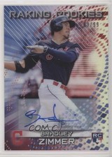2017 Bowman's Best Raking Rookies Auto 3/99 Bradley Zimmer #RR-BZ Auto w5b