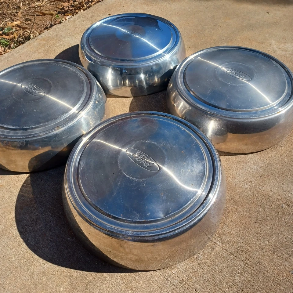 Ford Econoline E250 E350 16" Juego de 4 tapas de plato para perros, 1992-2007 p/n F2UA-1130UA S2 Foto 2 de 4