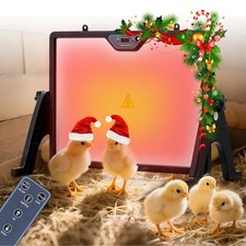 Chicken Coop Heater, 200W Chicken Heater with Remote Control, Double Side Hea...