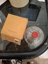 NOS 1954 Plymouth Belvedere Back Up Light Lamp Lens W/ Red Reflector 1546440
