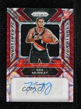 2023-24 Panini Prizm Sensational Signatures Choice 52/88 Kris Murray Auto 10ek