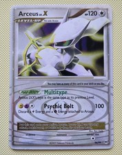 Pokémon TCG Arceus LV.X 96/99 Platinum Holo Rare Card