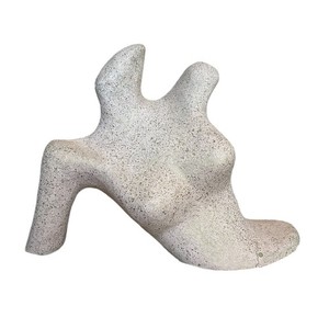 Vintage Fiberglass Female Bra Bust Torso Mannequin Reclining Mannekin Form