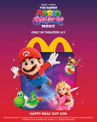 2026 McDonald s Super Mario Galaxy Happy Meal Toys Complete Set or Single