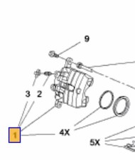 Bremssattel vorne links Opel Insignia A (G09) 1.8 103kW 140PS 13279638 MOTORSCH