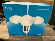 Ring Floodlight Cam Wired Plus Surveillance Camera - White