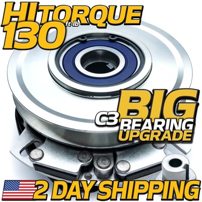 HiTorq BIGBearing Billet Pulley PTO Clutch for Husqvarna 539105804 Dixon 5219-23