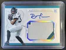 2025 National Treasures Bhayshul Tuten Crossover Rookie Patch Auto Silver #/25