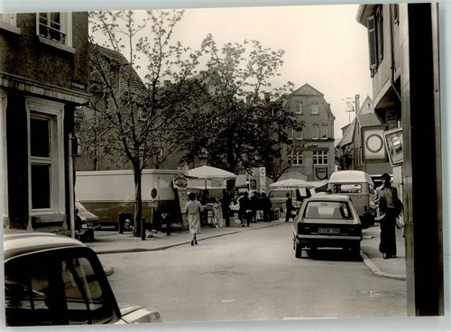 10653381 - 7000 Bad Cannstatt Marktszene VW Golf Kaufhaus Ulrich Radio