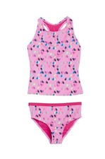 Lands' End Girls' Swimwear UPF 50 Tankini Top and Bikini Bottom Swim Sz M NWOT