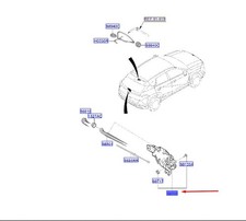 Hyundai Kona SX2 Tailgate Window Wiper Motor 98700be000 Nouveau authentique