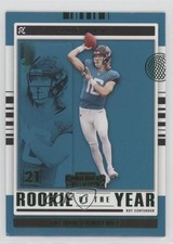 2021 Panini Contenders Rookie of the Year Emerald Trevor Lawrence #ROY-TLR bn5
