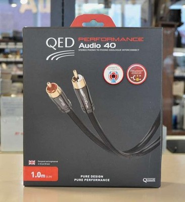 QED Performance Audio 40 RCA Cable 1.0m Oxygen-Free Copper