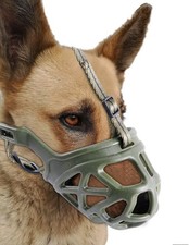 Dog Basket Muzzle Adjustable Training Size