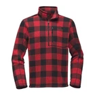 The North Face Novelty Gordon Lyons 1/4 Zip Sweater Buffalo Plaid Size M Red