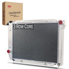 6.4l Radiator For 1967-68 Thunderbird Galaxie 500 Marquis V8 Gas Aluminum 3 Row