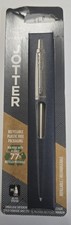 Parker® Jotter Gel Pen, 0.7 mm, Stainless-Steel/Chrome Barrel, Black Ink