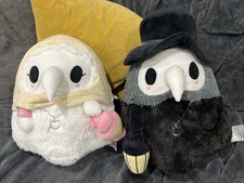 Squishable Plague Doctor Plague Nurse Plush Set Lot of 2 Stuffed Animals 18"