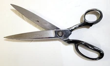 Clauss Scissors no. 332 Upholstery Large 6in Blade Silver Right Handed U.S.A.