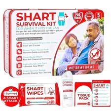 Funny Shart Survival Kit By Witty Yeti Ultimate Poop Xmas Party Prank Gag Gift